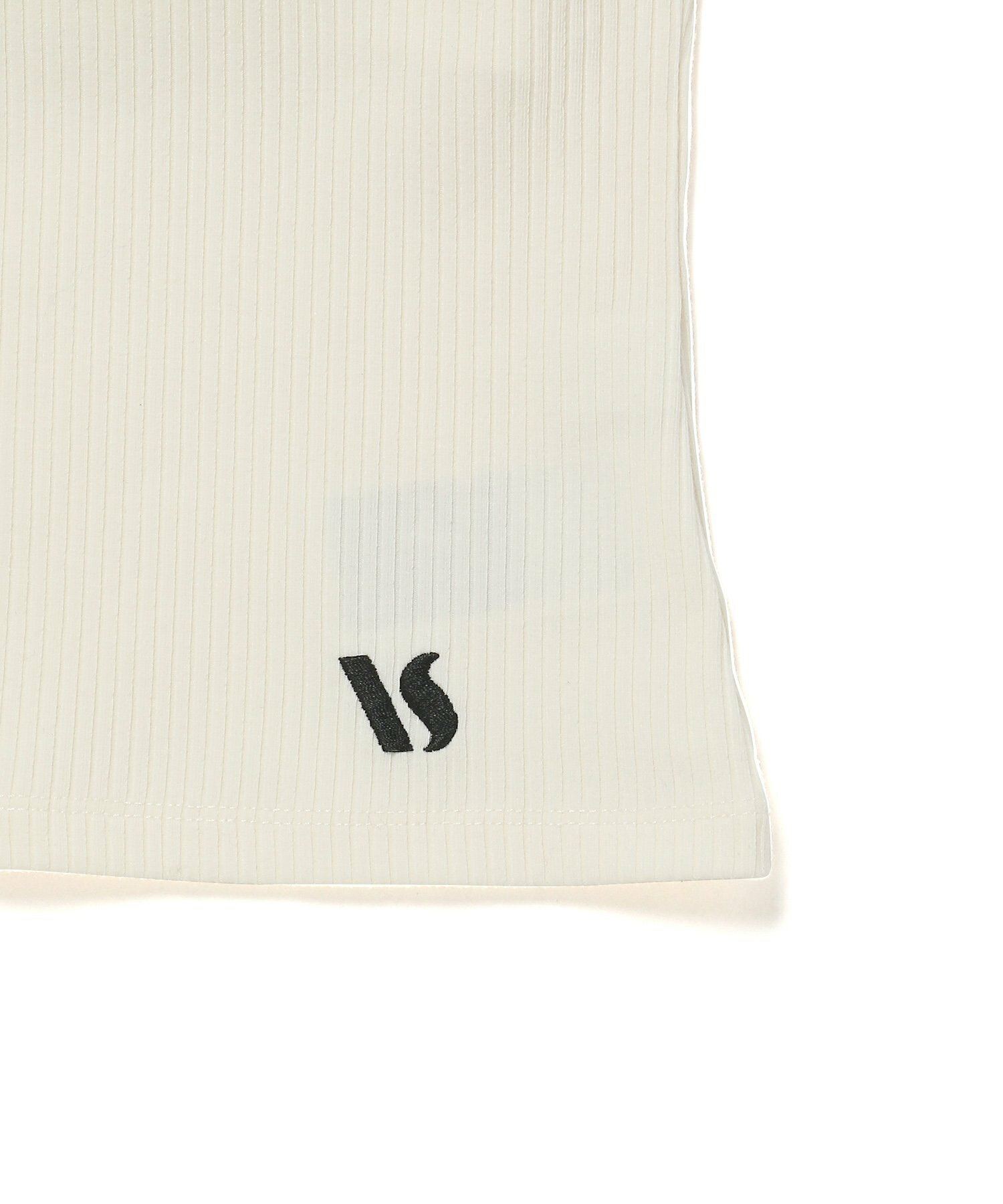 【ViVi12月号掲載】【選べる着丈】カップ付きロゴ刺繍キャミソール【洗える】